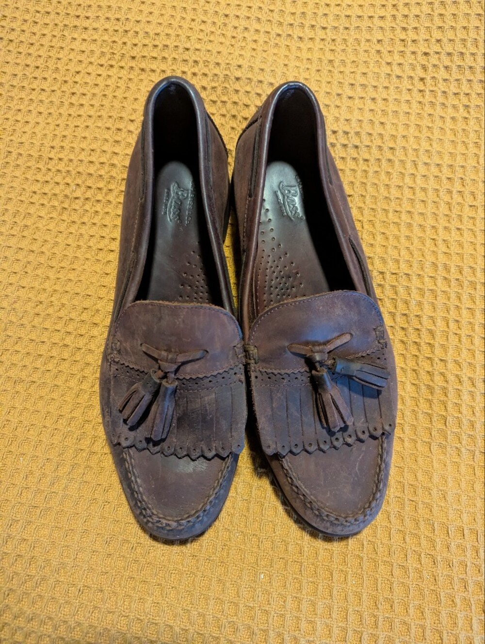 Classic Brown Tassel Loafers - Dorsey-Inspired Men’s Dress Shoes, 10.5